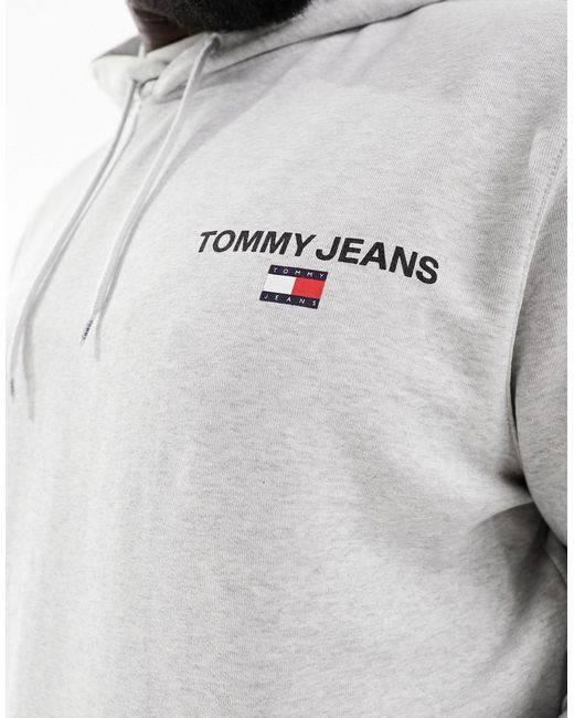 Tommy Hilfiger – big & tall – kapuzenpullover in White für Herren