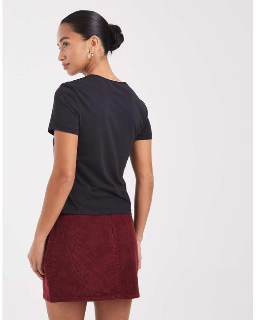 Only Petite Red Cord Skirt