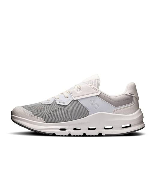 On Shoes White Cloudnova Rift Lifestyle Trainer for men