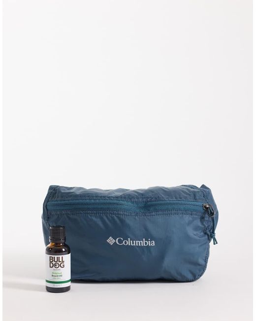 Columbia Blue Lightweight Packable Hip Bag for men