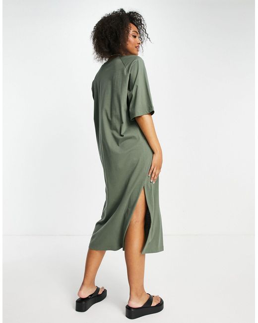 cotton t shirt midi dress