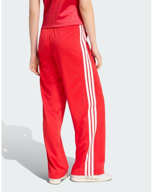 Adidas Originals Red Dayready Wide Leg Trackpants
