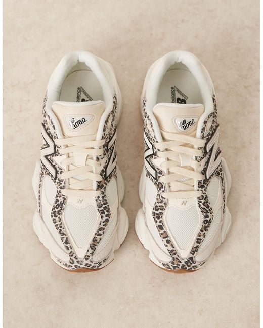 New Balance Natural – 9060 – sneaker mit leopardenmuster-detail, exklusiv bei asos