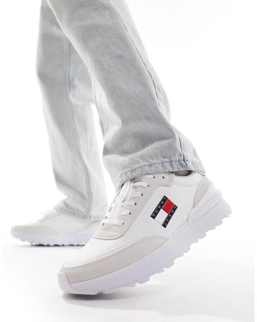Tommy Hilfiger – tech-sneaker in White für Herren