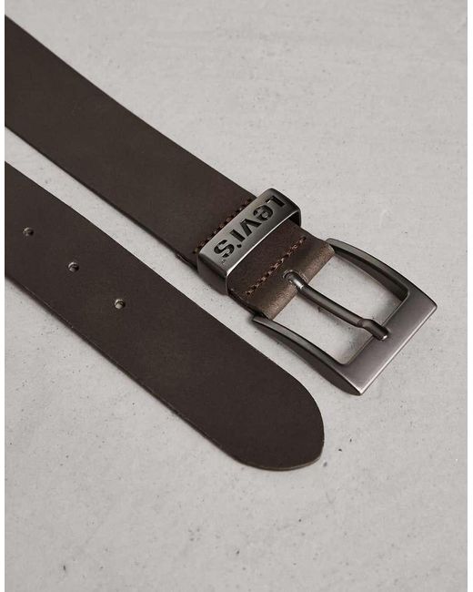 Levi's Blue Seine Leather Belt for men