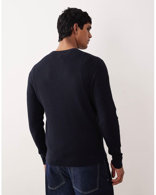Pull ras Mango pour homme en coloris Blue