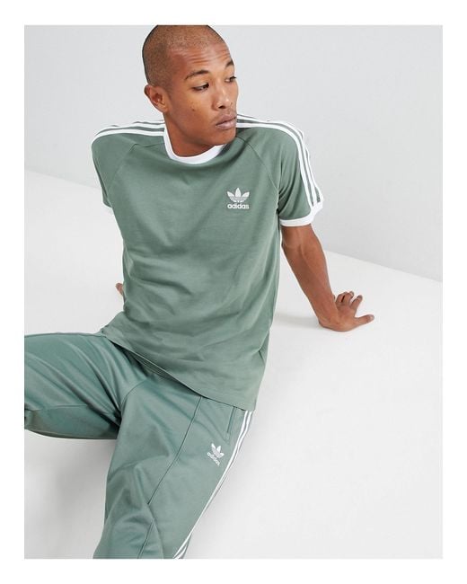 adidas Originals California T-shirt in Green for Men | Lyst