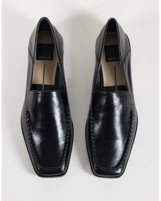Dolce Vita Blue Beny Square Toe Loafers