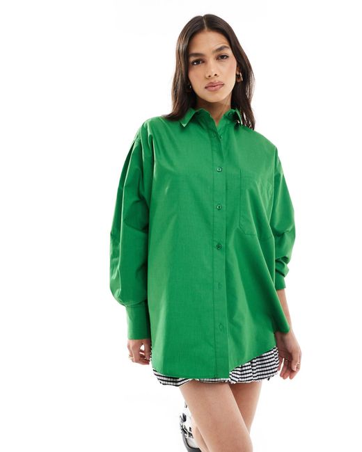 ASOS Green Oxford Shirt