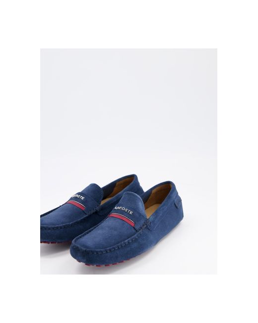 Lacoste Rubber Plaisance Driving Shoes in Navy (Blue) for Men | Lyst UK