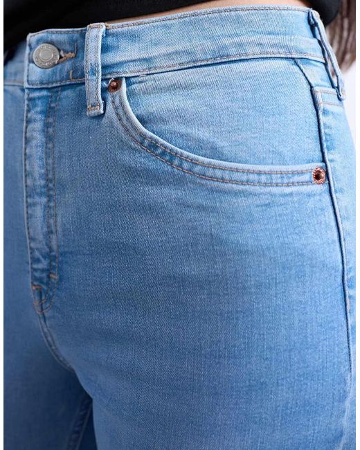 TOPSHOP Blue Jamie High Rise Skinny Jean