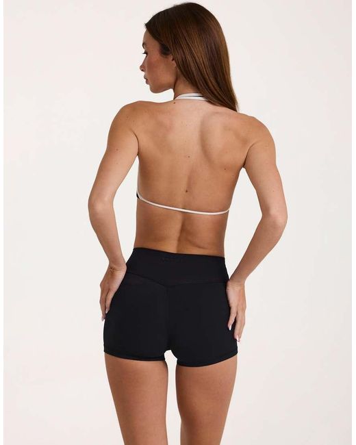 BO+TEE Black Soft Active High Waist Mini Shorts