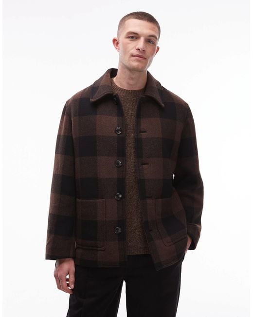 Tommy Hilfiger Black Short Wool Jacket for men