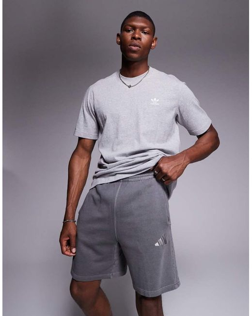 Adidas Originals Gray Adidas Sportswear Shorts for men
