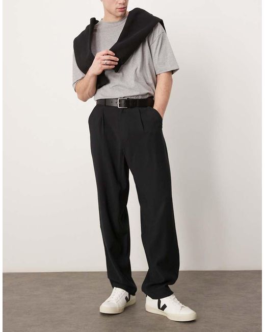 knee length dresses for ladies VINTAGE Size 30 Black Tuxedo Dress Pants – Sui Generis Designer Consignment main image 0