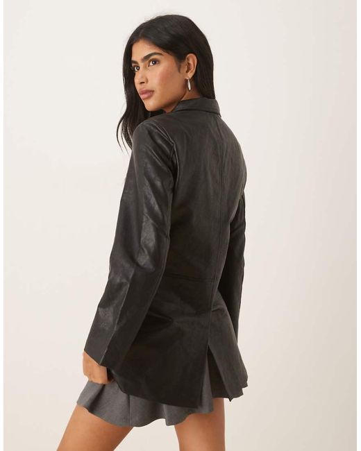Glamorous Black Oversized-Blazer