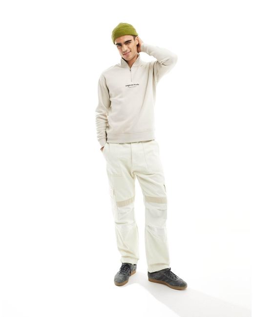 Jack & Jones – sweatshirt in White für Herren