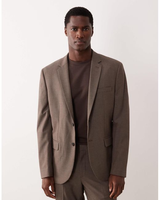 Blazer ajusté - marron Mango pour homme en coloris Brown
