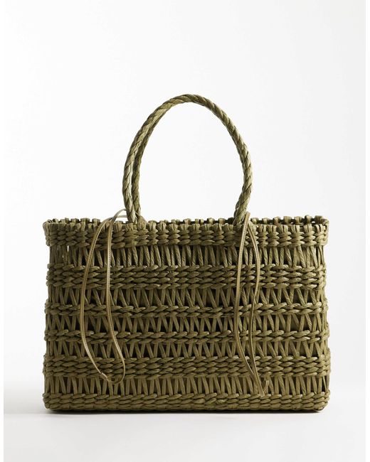 Mango Green – gewebte tragetasche