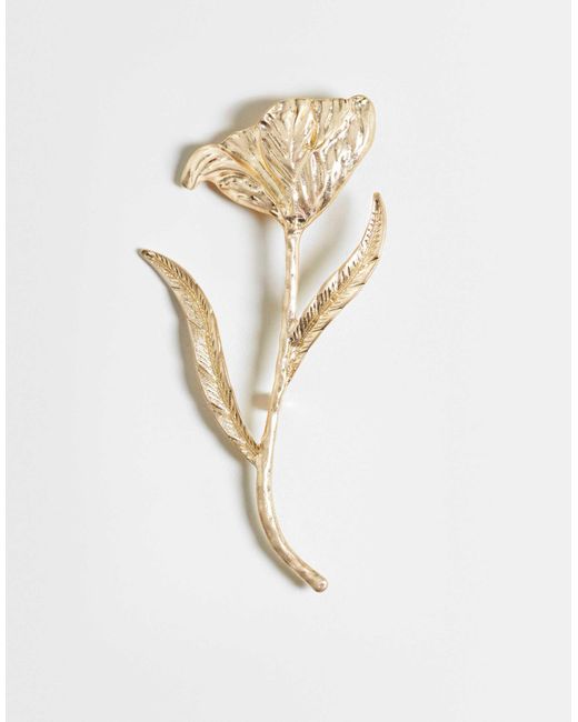 ASOS Brown – xl-blumenbrosche