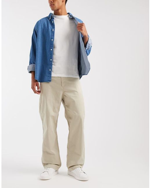 Gap Blue 90's Loose Fit Straight Leg Trouser for men