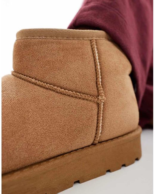 SEQWL Red Cosy Mini Ankle Boots