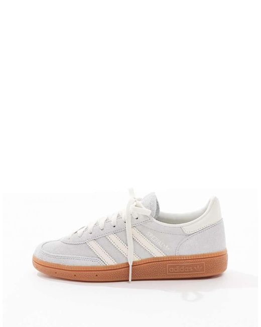 Adidas Originals White Handball Spezial Gum Sole Trainers
