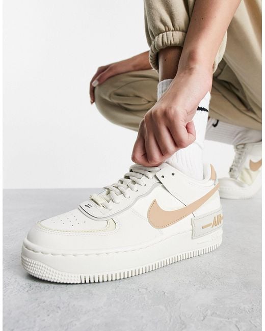 Nike – air force 1 shadow – sneaker in Weiß | Lyst DE
