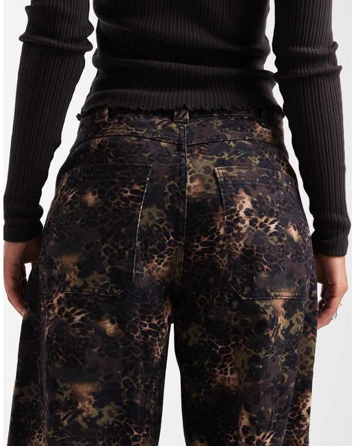 Collusion Black X002 baggy Jeans