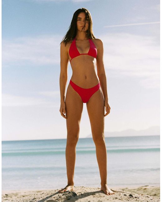 Bas Pull&Bear en coloris Red