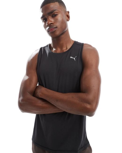 PUMA – run velocity – tanktop in Brown für Herren