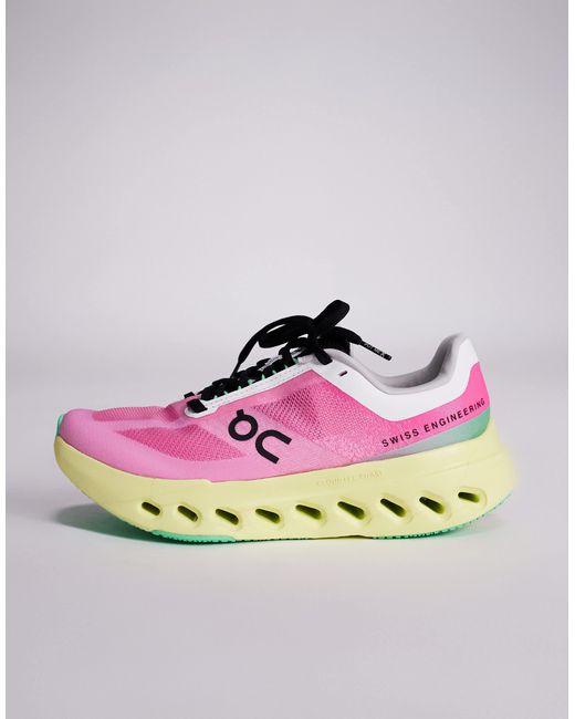 On Shoes Pink On – cloudsurfer next – lauf-sneaker