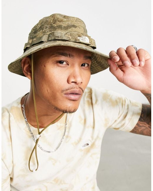 The North Face Class V Brimmer - Hoedje Met Camouflageprint in het Green voor heren