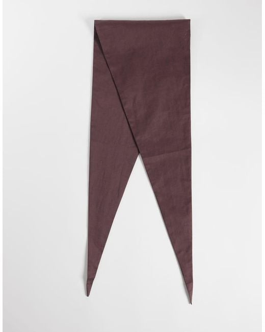 ASOS Brown Cotton Triangle Neck Scarf for men