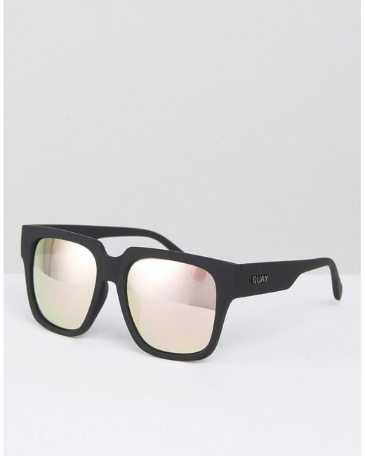Quay Multicolor On The Prowl Sunglasses With Mirror Lens