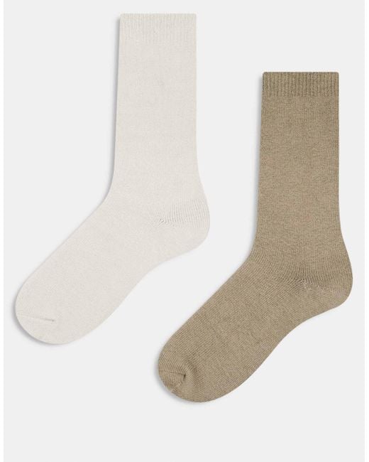 Hollister – novelty americana – 2er-pack socken in White für Herren