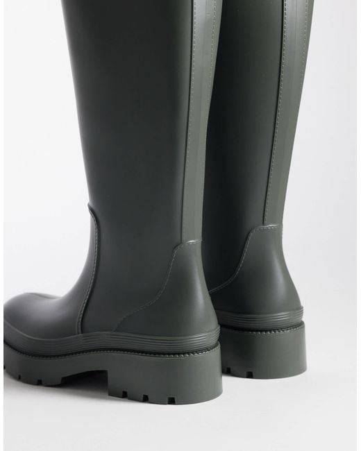 SEQWL Black Gumboots