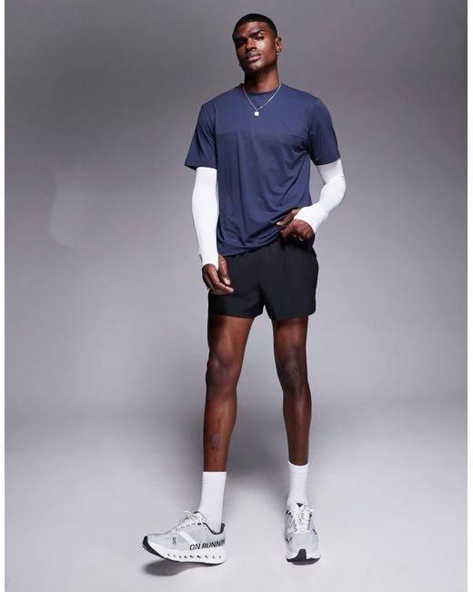 4505 Icon – 2er-pack laufshorts aus schnell trocknendem material in Blue für Herren