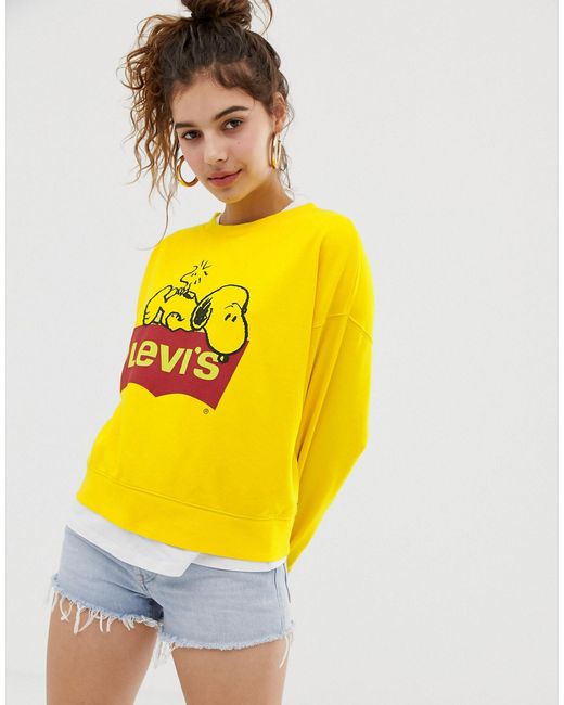 levis peanuts sweatshirt