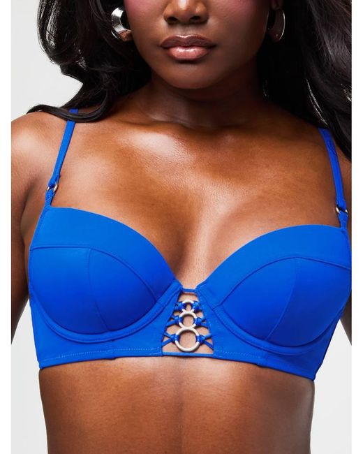 Ann Summers Blue Miami Dreams Underwired Bikini Top