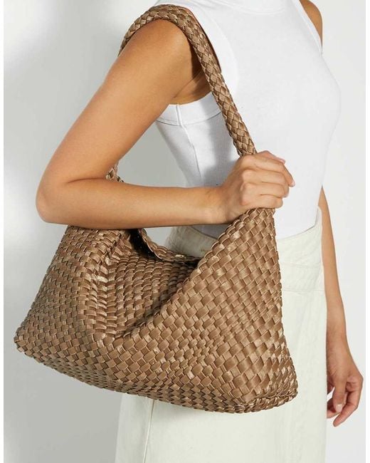 Dune White Deliberate L Shoulder Bag