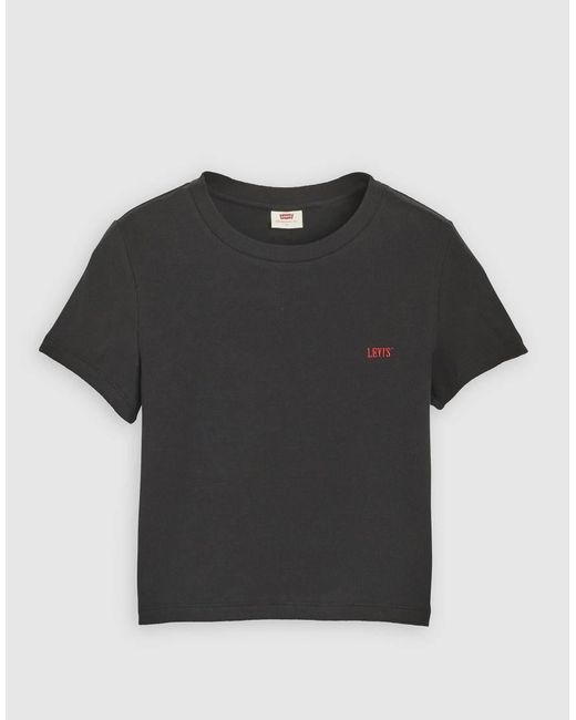 Levi's Essential Sporty T-Shirt Met Geborduurd Logo in het Blue
