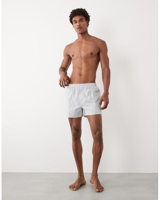 ASOS Blue 2 Pack Woven Boxers for men