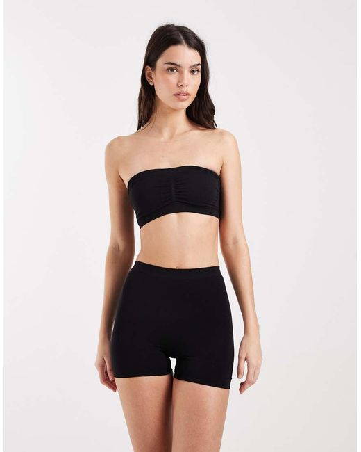 Perfect Secrets Black Medium Shaper Short