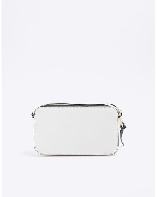 River Island Green Faux Leather Cross Body Bag