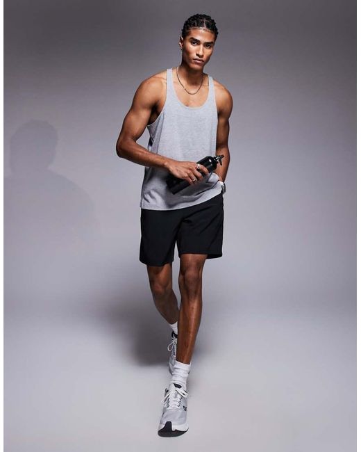 4505 Blue Icon Cotton Stringer Vest With Quick Dry Finish for men