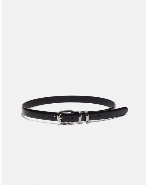 Stradivarius White – basic – gürtel