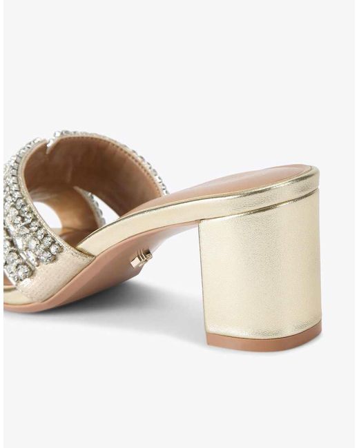 Carvela Kurt Geiger White Pageant Block Heeled Sandals