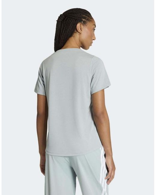 Adidas Originals White Workout Essentials Scoop Neck T-Shirt