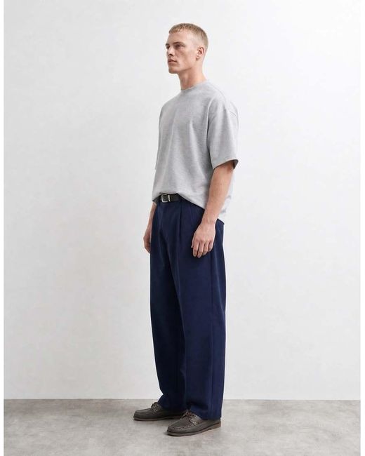ASOS Blue Flexmaxtm Smart Straight Pants for men